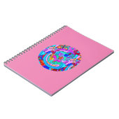 Hippie Groovy Liebe Notizblock (Linke Seite)