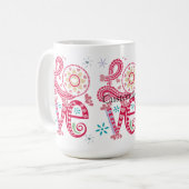 Hippie Groovy Liebe Sign Thunder_Cove Kaffeetasse (Vorderseite Links)