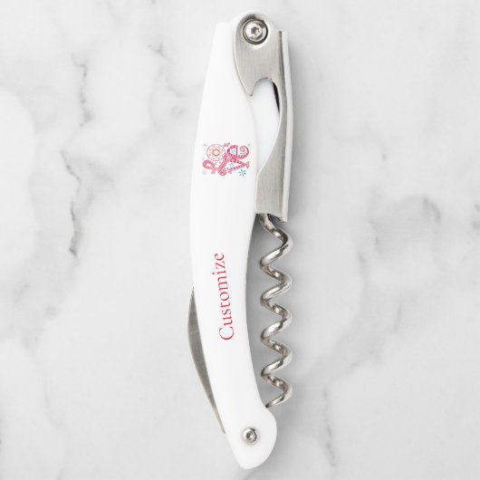 Hippie Groovy Liebe Sign Thunder_Cove Kellnermesser (Rückseite)