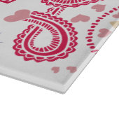 Hippie Groovy Liebe Sign Thunder_Cove Schneidebrett (Ecke)