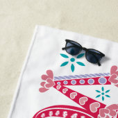 Hippie Groovy Liebe Sign Thunder_Cove Strandtuch (Beispiel)