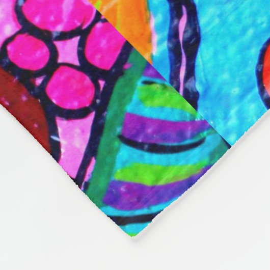 Hippie Groovy Liebe Thunder_Cove Fleecedecke (Ecke)