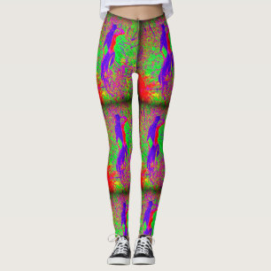 Hippie Groovy Meerjungfrau Schönheit Leggings