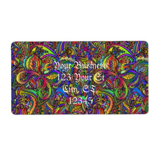 Hippie Groovy Psychedelic Design Thunder_Cove (Vorne)