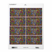 Hippie Groovy Psychedelic Design Thunder_Cove (Vorne)