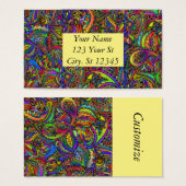 Hippie Groovy Psychedelic Design Thunder_Cove (Vorne & Hinten)