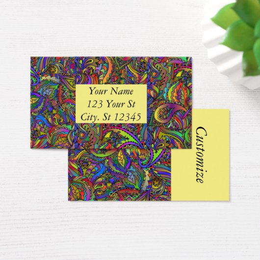 Hippie Groovy Psychedelic Design Thunder_Cove (Schreibtisch)