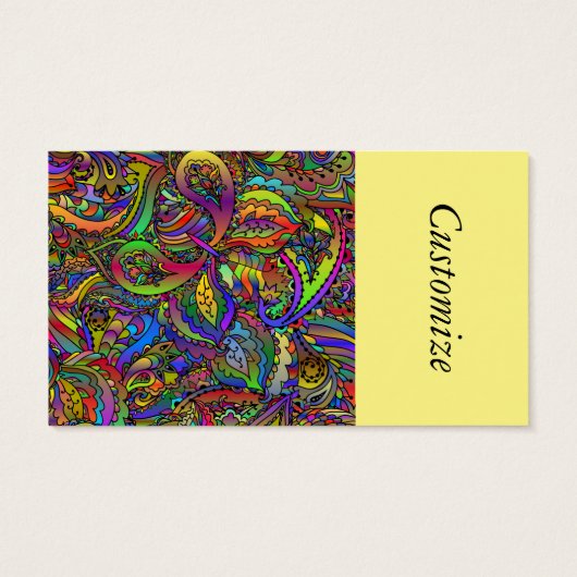 Hippie Groovy Psychedelic Design Thunder_Cove (Rückseite)