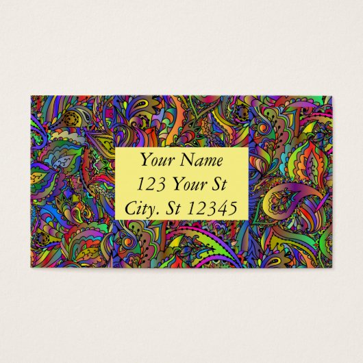 Hippie Groovy Psychedelic Design Thunder_Cove (Vorderseite)