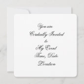 Hippie Groovy Retro Farben Einladungskarte Einladung (Rückseite)