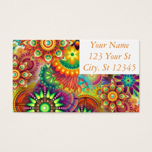 Hippie Groovy Techno Psychedelic Thunder_Cove (Vorderseite)