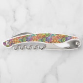 Hippie Groovy Techno Psychedelic Thunder_Cove Kellnermesser (Rückseite)