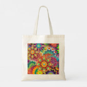 Hippie Groovy Techno Psychedelic Thunder_Cove Tragetasche (Rückseite)