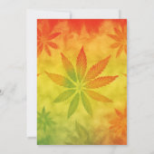 Hippie Guru Birthday Einladung (Rückseite)