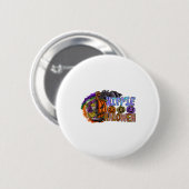 Hippie Halloween   Button (Vorne & Hinten)