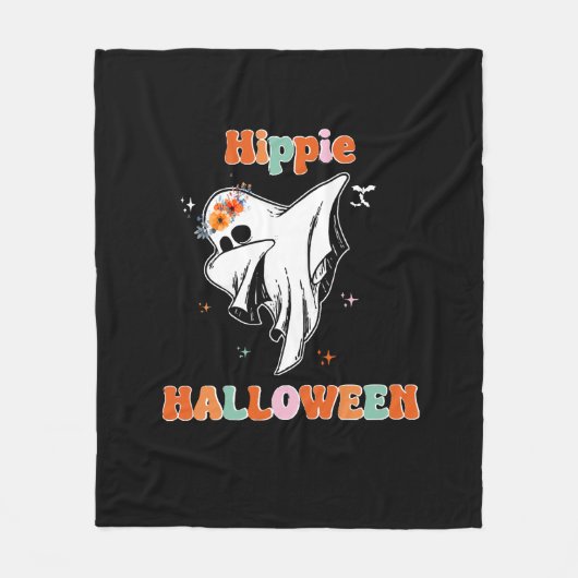 Hippie halloween fleecedecke (Vorderseite)