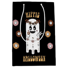 Hippie Halloween-Geschenktasche Mittlere Geschenktüte