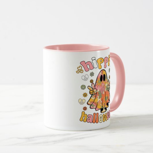 HIPPIE HALLOWEEN GHOST TASSE (VorderseiteRechts)