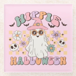 Hippie Halloween Glasuntersetzer