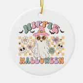 Hippie Halloween Keramik Ornament (Vorne)