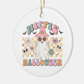 Hippie Halloween Keramik Ornament (Links)