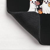 Hippie Halloween Niedlich Ghost Boo Spooky Saisonp Mousepad (Ecke)