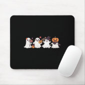 Hippie Halloween Niedlich Ghost Boo Spooky Saisonp Mousepad (Mit Mouse)