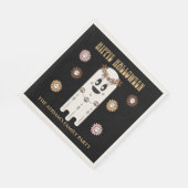 Hippie Halloween Niedlich Ghost Serviette (Ecke)