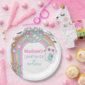 Hippie Halloween Pappteller (Party)