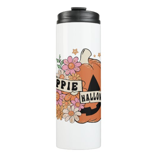 Hippie Halloween Thermosbecher (Vorderseite)
