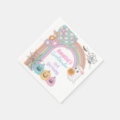 Hippie Hallowen Serviette (Ecke)