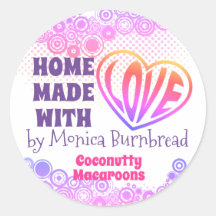 Hippie Herz hausgemacht aus der Küche der Küche.