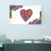 HIPPIE-HERZEN-DESIGN BANNER (Messeveranstaltung)