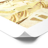 Hippie Hill (Gelber Sonnenaufgang) Poster (Ecke)