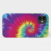 Hippie-Himmels-Krawatte gefärbt Case-Mate iPhone Hülle (Rückseite (Horizontal))