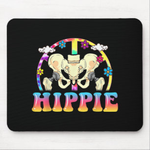 Hippie Hip Replacement Joint Surgery Funny Mousepad