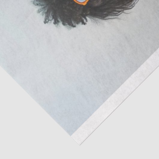 Hippie Hipster Standard Poodle Sisters Decoupage Seidenpapier (Ausschnitt)