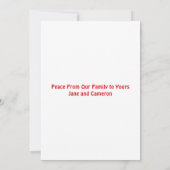 Hippie Holiday Foto Haben Sie eine Groovy Weihnach (Rückseite)