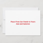 Hippie Holidays Foto Farbenfrohe Rainbow Retro Car (Rückseite)