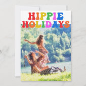 Hippie Holidays Niedlich Retro 70er Family Foto Ca (Vorderseite)
