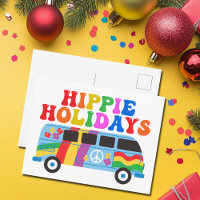 Hippie Holidays Niedlich Retro 70er Van Holiday