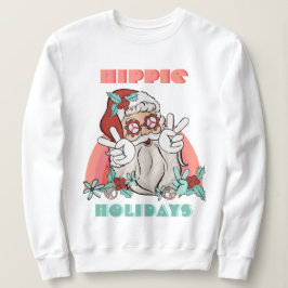 Hippie Holidays Weihnachten Sweatshirt