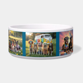 Hippie-Hunde-Schüssel Napf