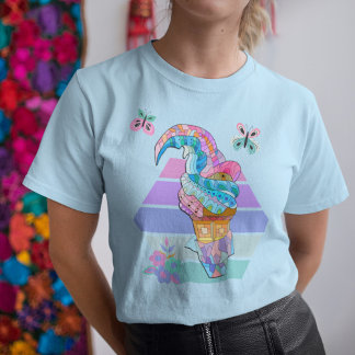 Hippie Ice Creme Cone T-Shirt