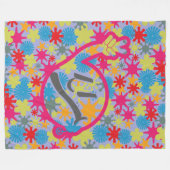 HIPPIE ICON BY MASANSER FLEECEDECKE (Vorderseite (Horizontal))