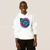 HIPPIE ICON flowers FACE 2023 BY MASANSER Hoodie (Vorne ganz)