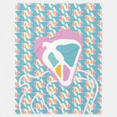 HIPPIE ICON version free BY MASANSER Fleecedecke (Vorderseite)