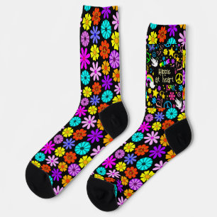 Hippie im Herzen Socken