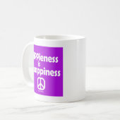 Hippie ist glückliche Tasse (Vorderseite Links)