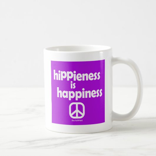 Hippie ist glückliche Tasse (Rechts)
